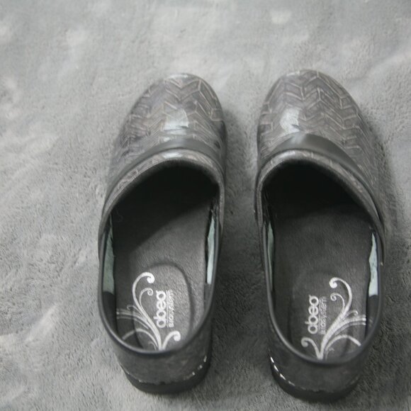 Women's Abeo Biosystem Clogs, Size 9.5, Black - Picture 3 of 3